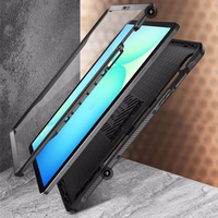 Supcase Unicorn Beetle Pro dėklas Samsung Galaxy Tab S9 11.0 / S9 FE / S10 FE / S10 Lite 10.9 juodas