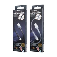 USB kabelis Remax RC-124m USB-A to MicroUSB 1.0m juodas