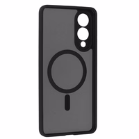 Pilnas matinės Mag dangtis telefonui Samsung Galaxy S25 Edge - juodas