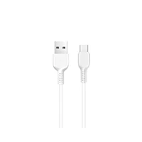 Kabelis USB A į USB C Hoco 2,4A 1 m X20 baltas