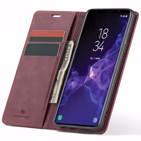 Spacecase piniginės dėklas Galaxy S9 raudonas
