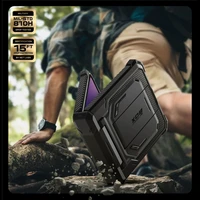 Supcase IBLSN Armorbox dėklas telefonui Samsung Galaxy Z Flip 7 - juodas