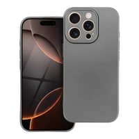 METALLIC dėklas telefonui IPHONE 16 Pro pilkas