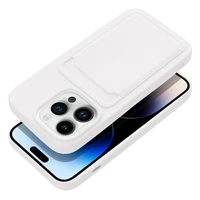 Kortelių dėklas telefonui IPHONE 14 Pro baltas