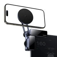 OS-Baseus MaxView magnetinis automobilinis laikiklis į transporto priemonės infotainment ekraną Space Grey