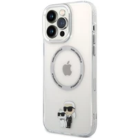 Karl Lagerfeld KKLHMP13XHNKCIT iPhone 13 Pro Max 6.7" hardcase permatomas Iconic Karl&Choupette Magsafe