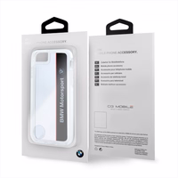 BMW Motorcase dėklas telefonui iPhone 7 / 8 / SE 2020 / SE 2022 - skaidrus juodas