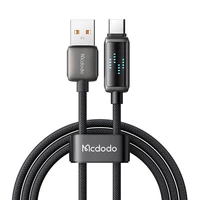 "Mcdodo CA-2350" USB-A į USB-C kabelis, 6A, LED ekranas, 1,2 m