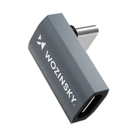 Wozinsky WPKF-01 USB-C - USB-C 40Gb/s 240W 8K OTG kampinis adapteris - pilkas