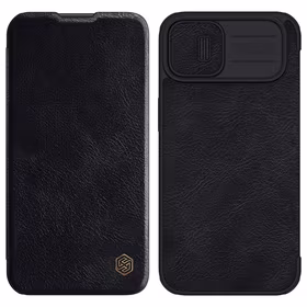 Dėklas Nillkin Qin Pro Leather Apple iPhone 14 Plus juodas