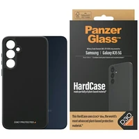 PanzerGlass HardCase su D3O® Bio ir karinio lygio sertifikatu Samsung Galaxy A35 5G - skaidrus ir juodas