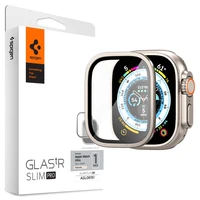 Spigen Glas.tR Slim Pro grūdintas stiklas Apple Watch Ultra (49mm) - smėlio spalvos