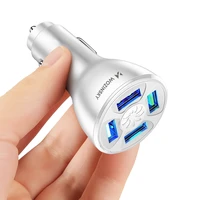 Wozinsky WCCAW 50W 4x USB-A QC automobilinis įkroviklis - baltas