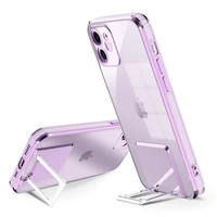 TEL PROTECT prabangus dėklas su stovu skirtas iPhone 11 Pro – violetinis