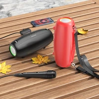 Borofone Nešiojama „Bluetooth“ kolonėlė BP13 Dazzling su mikrofonu raudona