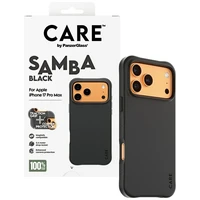 CARE by PanzerGlass Madingas Samba Magnetinis dėklas telefonui iPhone 17 Pro Max - Juodas
