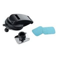 Magnetinis automobilinis laikiklis prietaisų skydeliui F53-2 sidabro spalvos