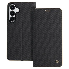 Wonder Frame Carbon Dėklas telefonui Samsung Galaxy S25 FE juodas