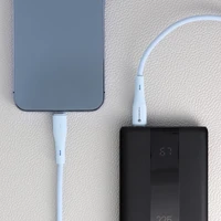 FORCELL F-ENERGY C346 kabelis Type C į Lightning PD 3A 27W Silicone 1 m mėlynas