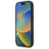 BMW M perforuota susukta linija Magnetinis dėklas iPhone 16 Pro - juodas