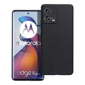 Matinis dėklas telefonui MOTOROLA EDGE 30 Fusion - juodas (m)