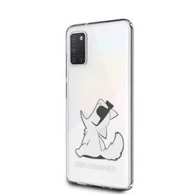 Karl Lagerfeld Choupette Fun dėklas Samsung Galaxy A31 - Skaidrus
