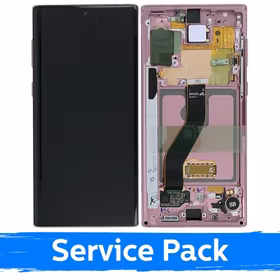 Ekranas skirtas Samsung N970 Note 10 su rėmeliu / Aura Glow / (Service Pack)