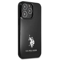 US Polo USHCP13XUMHK iPhone 13 Pro Max 6.7" juodas/juodas kietas dėklas Horses Logo