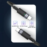 Yesido Kabelis CA160 pintas - Type C į Type C - PD 60W 1,2 metro juodas