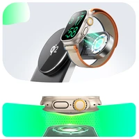 Joyroom JR-W17 Qi 3 viename belaidis indukcinis įkroviklis - juodas