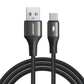 USB kabelis Joyroom SA25-AC3 USB to USB-C 3A 1.2m juodas