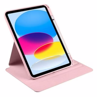 Dėklas su stovu iPad 11 Pro 2024 rožinė-smėlinė