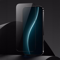 Benks Apsauginis stiklas Glass Warrior Safyro danga skirta iPhone 17 Pro Max - juodas