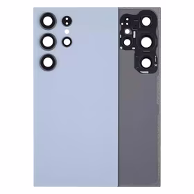 Galinis dangtelis suderinamas su Samsung S928 S24 Ultra / Titanium Blue / (su kameros lęšiu) OEM