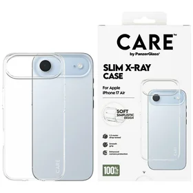 CARE by PanzerGlass Madingas X-Ray Minkštas Pagrindinis dėklas telefonui iPhone Air - Skaidrus