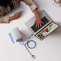 "Orico" 8848RC3 DAS serijos 4 skilčių 2,5" HDD/SSD diskų masyvas - baltos spalvos