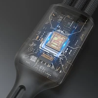 Apple Watch Dudao A12Max+ PD 100W 3in1 įkrovimo kabelis: USB-C Lightning 1.2m - juodas