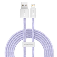Baseus Dynamic kabelis USB į Lightning, 2.4A, 2m (violetinis)