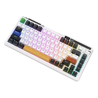 Royal Kludge KZZI K75 pro RGB belaidė mechaninė klaviatūra, Moment jungiklis (juoda ir balta) (QWERTY)