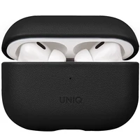 Uniq Terra Natūralios Odos dėklas AirPods Pro 2 - juodas