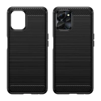 Carbon Case dėklas Realme 10 5G / Realme 9i 5G lankstus silikoninis anglies dangtelis juodas