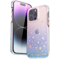 Kingxbar Heart Star Series dėklas iPhone 14 Plus dėklas su zodiako žvaigždėmis