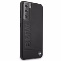 BMW Signature Logo įspaudas Case Samsung Galaxy S21+ - Juodas