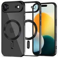 Tech-Protect MagFlex Magnetinis dėklas telefonui iPhone 17 Air - Skaidrus juodas