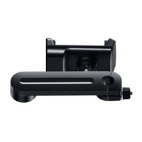 Baseus automobilio galvos atramos telefono laikiklis su įmontuotu 15 W Qi belaidžiu įkrovikliu juodas (WXHZ-01)