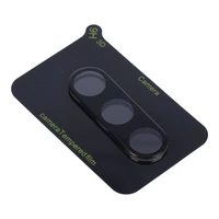 5D pilno klijavimo kameros apsauginis stiklas - Samsung Galaxy S24 juodas