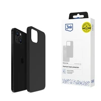 iPhone 14 dėklas iš 3mk Silicone Case serijos - juodas