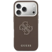 GUESS case for IPHONE 17 Pro Max GUHCP17X5PS4RGGW (PU FW Resin Logo) brown