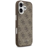 Guess 4G Classic Logo Magnetinis dėklas telefonui iPhone 17 - rudas