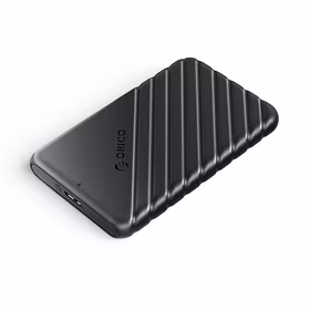 "Orico 25PW1-U3" 2,5 colių HDD/SSD USB 3.0 Micro-B 5Gb/s disko kasetė - juoda